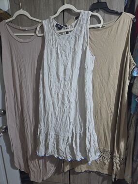 Sleeveless Lounge Cover Up Dresses Set